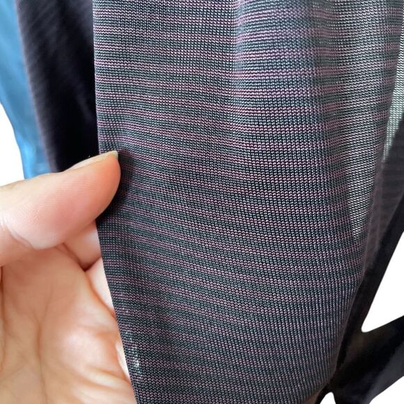 Jolaby Open Front Draped Fine Silk Knit Cardigan - Picture 6 of 9